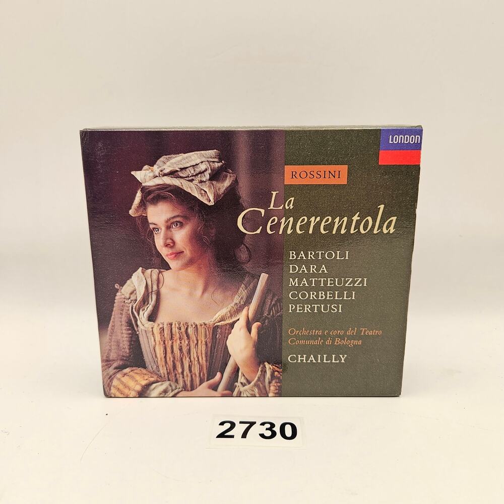 ROSSINI LA CENERENTOLA BARTOLI CHAILLY DECCA 2 CD SET MINT